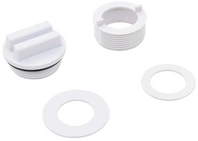 Fonte de piscina grega 13 pcs branca
