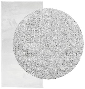 Tapete de pelo curto OVIEDO 100x200 cm cinzento