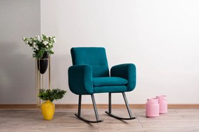 Cadeira de Balanço Kono – Verde Petróleo – 86x50x50x48 cm