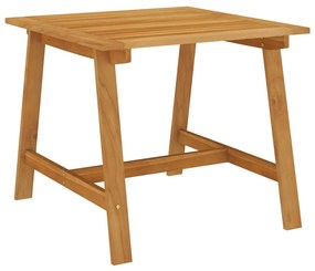 vidaXL Mesa de jantar para jardim 88x88x74 cm madeira de acácia maciça