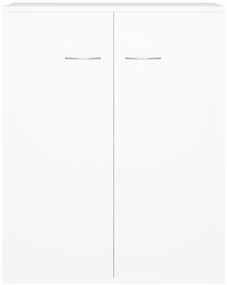 Aparador 60x30x75 cm contraplacado branco