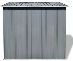 Abrigo de jardim metal cinzento