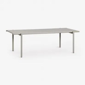 Mesa De Jardim Retangular 235x105 Cm Em Aço Tossa Verde Laurel - Sklum