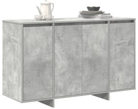 Buffet Cinzento em Betão Cinzento Betão Madeira Derivada