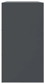 Aparador 99x39x73 cm aço antracite