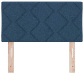 Cabeceira Design de Blocos de Diamante Azul 80 cm