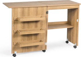 Secretária Dobrável "Kreativ" – Mesa Multifuncional para Costura e Esc