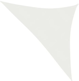 Para-sol estilo vela 160 g/m² 2,5x2,5x3,5 m PEAD branco