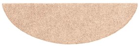 Tapetes de escada adesivos 30 pcs 56x17x3 cm creme