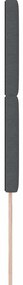 Cabeceira LED vidaXL Cinza Escuro 80 cm Tecido de Corduroy