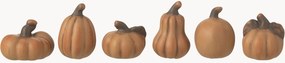 Objetos decorativos Pumpkin, conjunto de 6