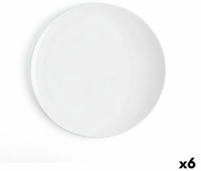 Plat Bord Ariane Coupe Cerâmica Branco (ø 31 cm) (6 Unidades)