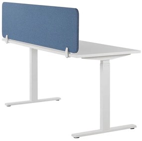 Painel divisor de secretária azul 160 x 40 cm WALLY Beliani