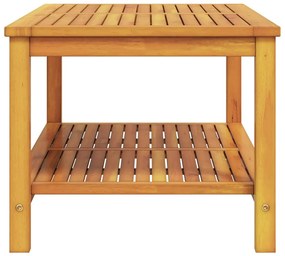 Mesa de Café 110x55x45 cm Madeira de Acácia Sólida