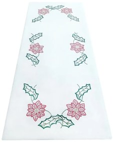 Toalhas de mesa de linho bordada a mão - Toalha de mesa de natal - Bordados da Lixa: Toalha de mesa bordada 180x270 cm  + 12 guardanapos 50x50 cm bordados a jogo