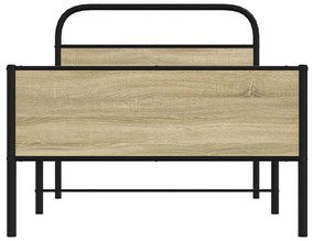 Estrutura cama s/ colchão derivados de madeira carvalho sonoma