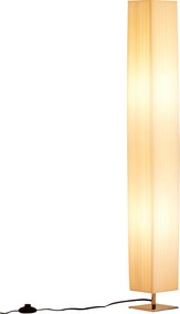 Candeeiro de pé de sala de estar de estilo moderno com interruptor, para sala de estar e quarto, 120 cm, branco