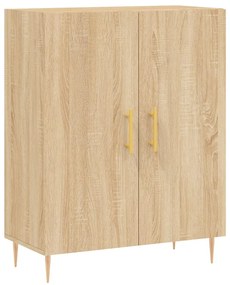 Armário alto 69,5x34x180 cm derivados de madeira cor sonoma