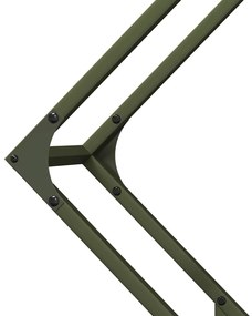 Suporte para lenha aço laminado a frio verde azeitona