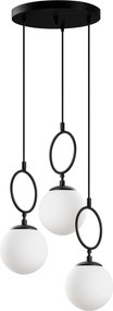 Chandelier Ring – Preto – 45 cm Largura