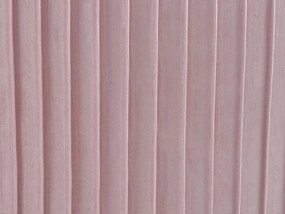 Poltrona em veludo rosa TROMSO Beliani