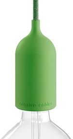EIVA PASTEL E27 outdoor silicone lamp holder kit - the first IP65 re-wirable lamp holder worldwide - Verde claro