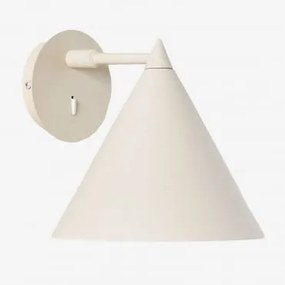 Arilda Candeeiro De Parede Em Ferro Beige Creme - Sklum