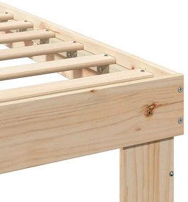 Estrutura da Cama com gaveta Castanho 120 x 200 cm