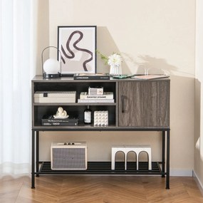 Aparador Vendas Novas com Suporte para Garrafas e Estantes – 100x35x83