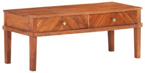 Móvel de TV 110x40x41 cm madeira de acácia maciça