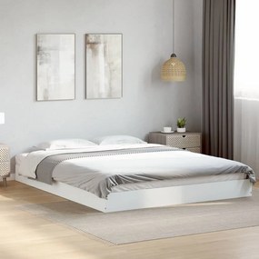 Estrutura de cama sem colchão 160x200 cm branco