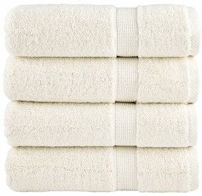 Toalhas de mãos premium SOLUND 4 pcs 50x100 cm 600 gsm creme