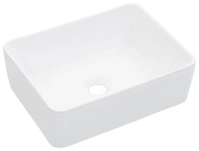 143919 vidaXL Lavatório 40x30x13 cm cerâmica branco