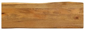 Tampo de mesa c/ borda viva 120x40x2,5 cm mangueira maciça