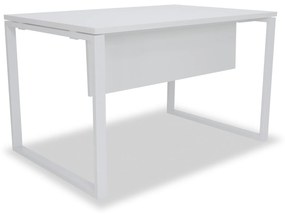 Secretárias de Escritório 1800x800x740mm Kclose Melamina Branco / Branco
