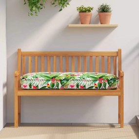 vidaXL Almofada para palete, assento e encosto Tropical Jungle, 120x50x12 cm em tecido oxford