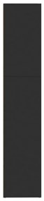 Estante 80x30x152 cm derivados de madeira preto