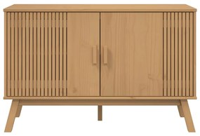 Aparador OLDEN 114x43x73,5 cm madeira de pinho maciça castanho