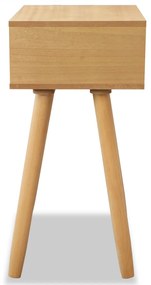 Mesas de cabeceira 2 pcs pinho maciço 40x30x61 cm castanho