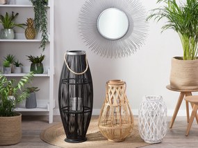 Lanterna decorativa preta 84 cm TAHITI Beliani
