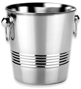Balde Gelo Inox Redondo 4000ml 20X20cm