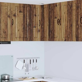 vidaXL Armário de Cozinha com porta Madeira antiga 57 x 57 x 80 cm