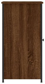 Mesa cabeceira 32x42x80 cm derivados madeira carvalho castanho
