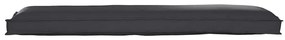 Cushions para Palete para Banco 2 pcs Preto 150x40x8 cm Tecido Oxford