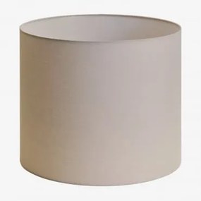 Abajur De Tecido Arlina Cinzento Taupe Claro & Ø50 Cm - ↑40 Cm - Sklum