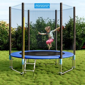 Trampolim Ø244 cm com rede de segurança TÜV Rheinland Azul