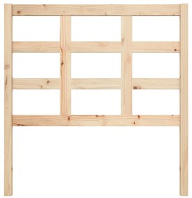 Cabeceira de cama 95,5x4x100 cm pinho maciço