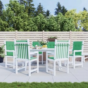 Almofadões lombares p/ cadeiras de jardim 6pcs oxford verde