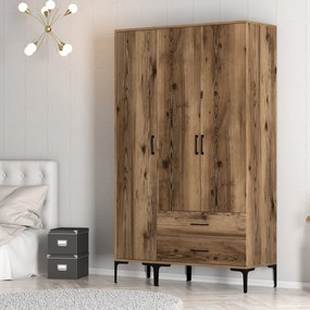 Roupeiro Kumsal ST – Nogueira – 120x47,5x201,4 cm