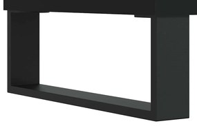 Armário de casa de banho 80x33x60 cm derivados de madeira preto